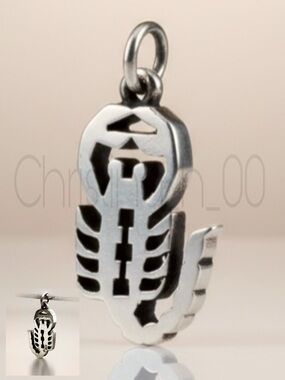 James Avery SCORPION Scorpio pendant ULTRA RARE